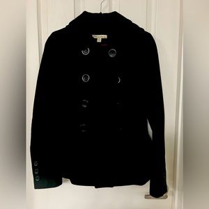 American Rag  removeable hood. XS  pink piping on inside. 🫶😍 Beautiful coat!